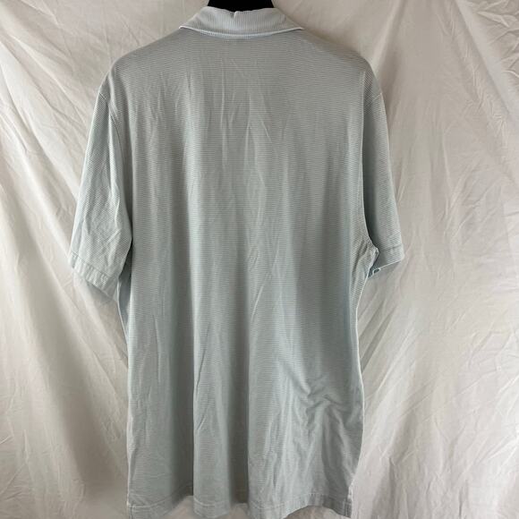 Augusta National Masters Classic Polo - Blue & White Striped - XL Pima Cotton - Picture 2 of 6